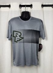 Raceface Trigger Tech Grey Short Sleeve Crew Neck T-shirt Size L CR056 AA 03