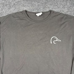 Ducks Unlimited Shirt Men’s L ComfortWash Long Sleeve Gray Camo Graphic Tee