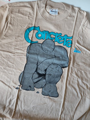 DARK HORSE COMIC VINTAGE CONCRETE PAUL CHADWICK GRAPHITTI DESIGNS T SHIRT LARGE