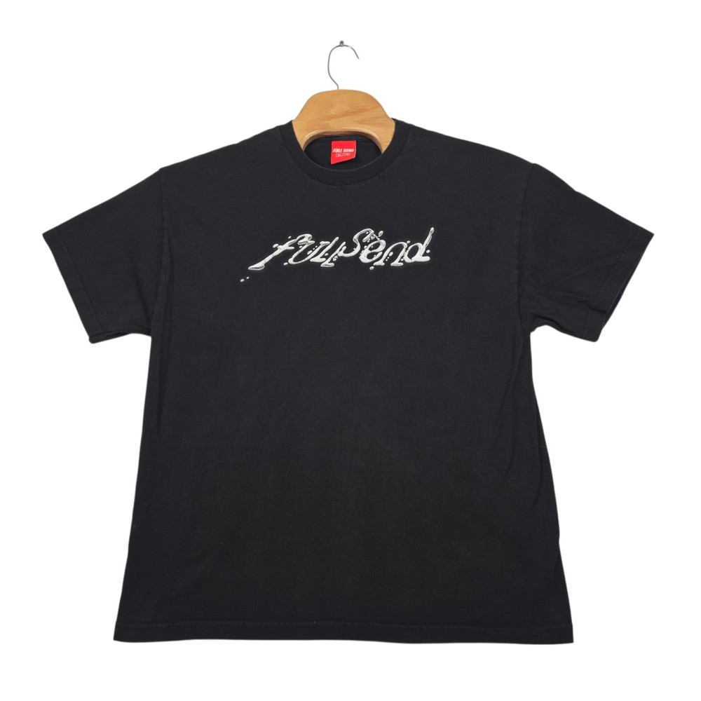 ​Full Send T Shirt XL Black Liquid Splash Logo Nelk Boys Youtuber Merch Street
