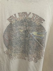 VTG Enjoy The High Price Spread Butter Thin Worn Boxy Flowy Pocket T-Shirt 2XL