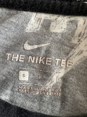 The Nike Tee Just Do It Swoosh Black White All Over T-Shirt Short Sleeve Size SM