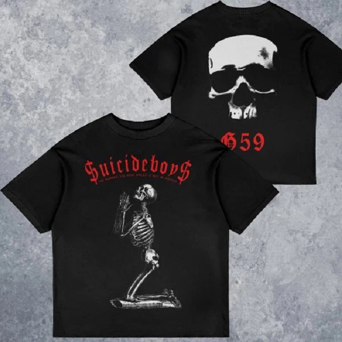 SUICIDEBOYS T SHIRT 2 side, suicideboys merch, suicideboys, Unisex Tee S-5XL