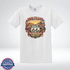 Route 66 100th Anniversary Classic American Highway T-Shirt