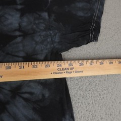 Origami Angel Shirt Mens 2XL Black Colortone Tie Dye Graphic Midwest Emo Band