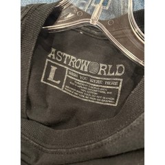 Travis Scott Astroworld Festival Houston Texas Long Sleeve Shirt Black Large