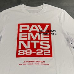 MUBI Pavement Museum T Shirt Mens M White Indie Punk Rock Band Documentary Promo