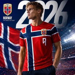 Norway 2026 World Cup Home Soccer Jersey Fan Shirt