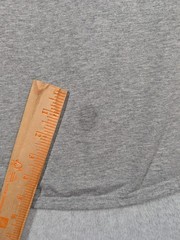 BYLT Men Shirt XL Drop Cut Lux Crewneck Performance Short Sleeve Curve Hem Gray