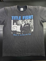 2010s Title Fight Head In The Ceiling Fan Band T-Shirt, Faded, Sz XL (23×28″)