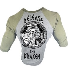 Iron Gods The Kraken Workout T-Shirt, Mens Gym Shirt, Gym Clothing, Gym Outfit