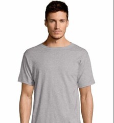 Hanes ComfortBlend EcoSmart Crew Neck Grey Short Sleeve T-Shirt Men’s Small NEW