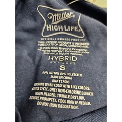 Miller High Life T-Shirt Small Vintage Indigo Blue Graphic Beer Tee 2MIL0719 NWT