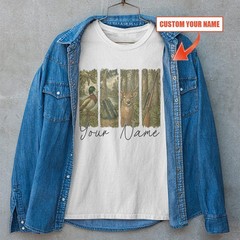 Custom Name Vintage Hunting Season Unisex T-shirt | Father’s Day Hunting Gifts