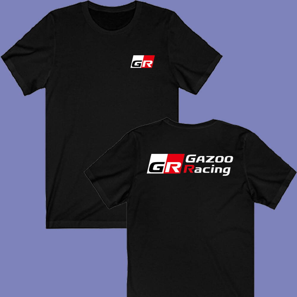 GR Gazoo Racing Japan Sports Car Tuner Logo Men’s Black T-shirt Size S-3XL