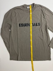 NWT AUTH FOG Fear Of God Essentials Taupe Long Sleeve T-Shirt Men L Unisex