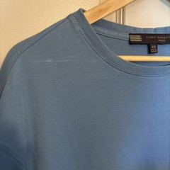 Robert Barakett Men’s Short Sleeve Crew Neck, baby blue
