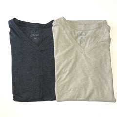 Fresh Clean Tees Men’s Medium Lot Of Two V Neck