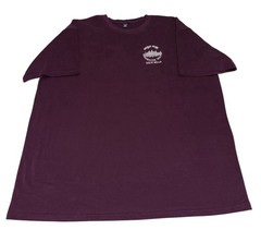 Angkor Wat T-Shirt Mens XXL Siem Reap Cambodia Tee Souvenir Temple Maroon Crew
