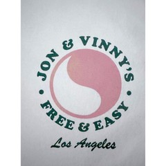 Free & Easy Jon & Vinny’s Los Angeles T-Shirt White Mens Large L Streetwear