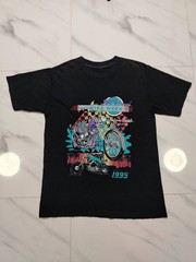 Vintage 1995 Daytona Bike Week T Shirt 54th Annual USA Single Stitch L Black