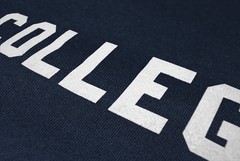 College Hoodie Belushi College Hooded Sweatshirt Navy L
