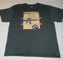 Men’s XL Gray Grey T-shirt 2nd Amendment Minnesota Gun Rights – Cotton Blend