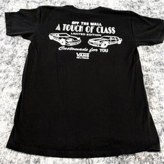 VANS Limited Edition Cars Motors Mens Size Small Classic Fit Black Shirt