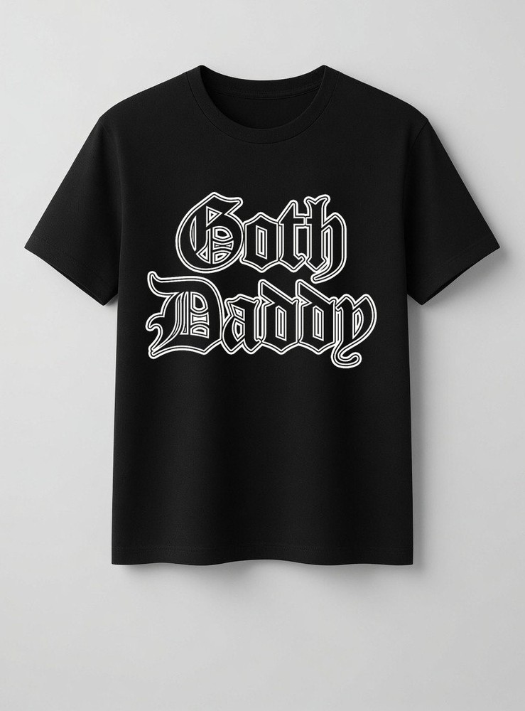 Men Goth Daddy Gothic Dad Funny Graphic Premium Tri-Blend T-Shirt