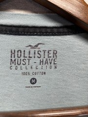 Hollister Must Have Collection T Shirt Mens Medium Blue Cotton Embroidered Logo