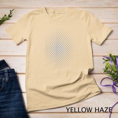 Geometric abstract halftone dots gradient pattern design. T-Shirt Unisex T-shirt