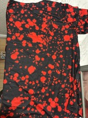 Chucky Child’s Play Horror Movie Graphic Tee Black/Red Splatter Crew Neck 3XL
