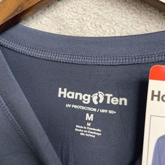 NEW Hang Ten Men’s M L ong Sleeve Shirt UV Protection UPF 50+ Polyester Elastane