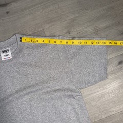 Shaka Wear Super Max Heavy Gray Blank T-Shirt Mens XL