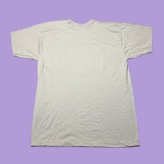 VTG 2000s FOTL Sanrio Badtz Maru Character Promo Graphic Beige T Shirt Size XL