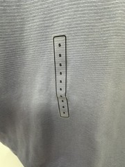 Adidas M Axois Tee 2.0 Men Small Silver-Violet Pinstripes