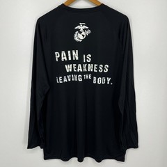 USMC Marines Long Sleeve T-Shirt Men’s Size XL Black Moisture Wicking USA NWOT