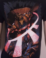 vintage 00s Y2K Marvel Mad Engine Gambit T-Shirt X-Men Mutant Superhero SZ S