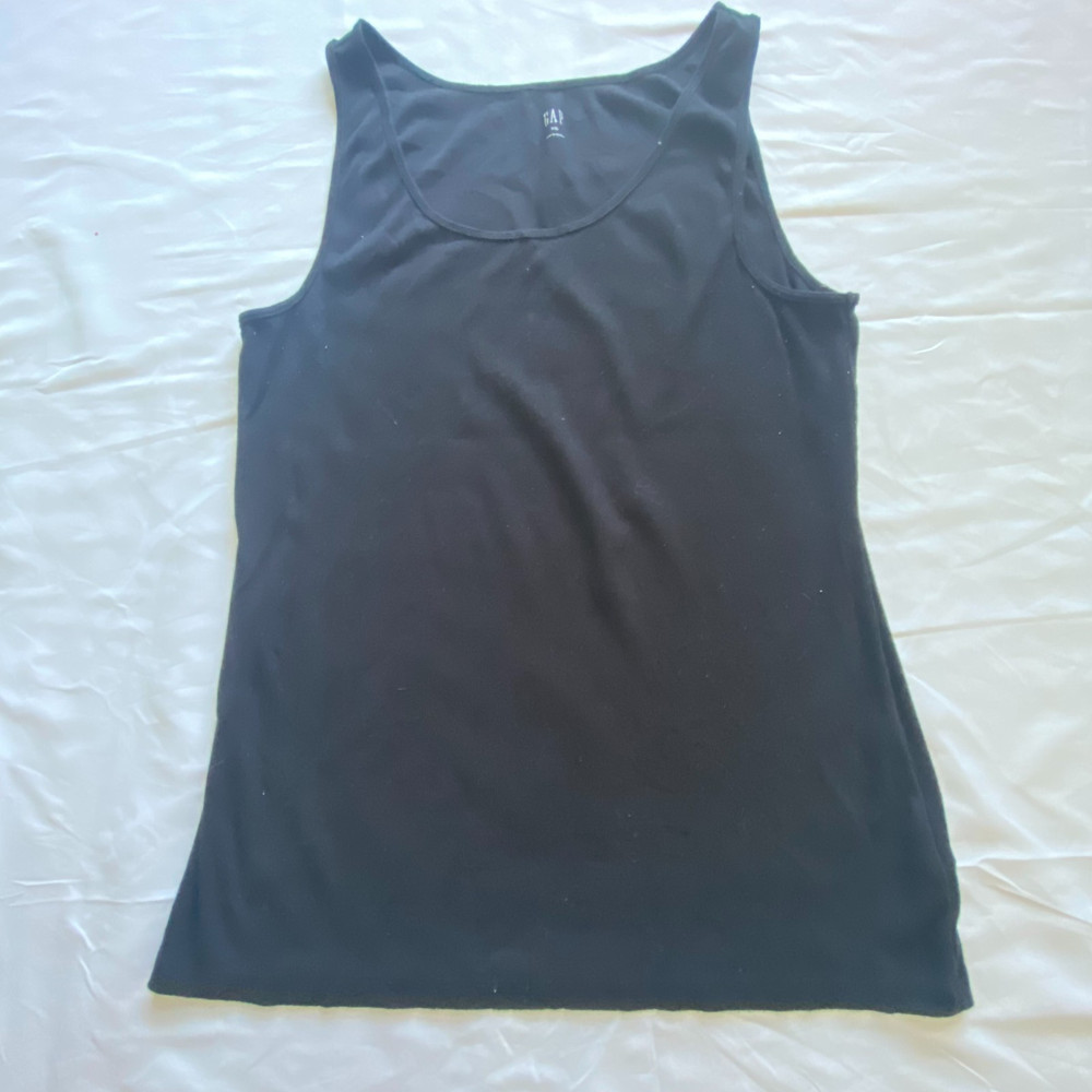 Gap Women XXL Black Sleeveless Scoop Neck Tank Top Plus Size