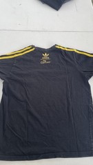 adidas Men’s Black Yellow Bart Simpson Graphic Crew Neck Short Sleeve T-Shirt XS
