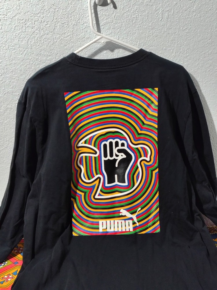 Puma Tshirt Power Through Peace rare Promotional T-Shirt 3xlarge: c102
