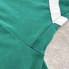 Vintage 70s 80s Champion Blank Single Stitch Varsity T Shirt XL USA Green True