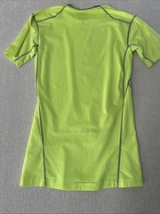 Nike Pro Combat Men’s Compression Training Short Sleeve T-Shirt Volt Yellow Sz M