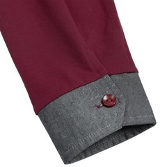 Polo shirt men’s long sleeve polo shirts cotton color sewing pocket TShirt slim…