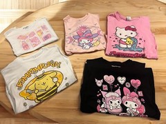 Hello Kitty By Sanrio Size L and M T- Shirt Lot