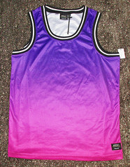 NEW! Men’s WeSC Gradient Purple Mesh Tank Top! Size XXL. 23″ Chest