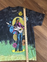 Liquid Blue Jimi Hendrix Graphic Tshirt Mens Size Medium Tie Dye Psychedelic