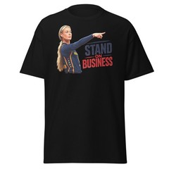 Sophie Cunningham Shirt Indiana Basketball Stand on Business Finger Point Tee