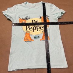 Dr Pepper Cyan Sloth Graphic T-Shirt Unisex Small