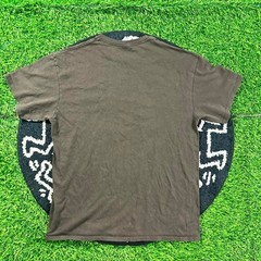 Brown Delta Pro Weight Brown Beatles Band Members Graphic T-Shirt – L